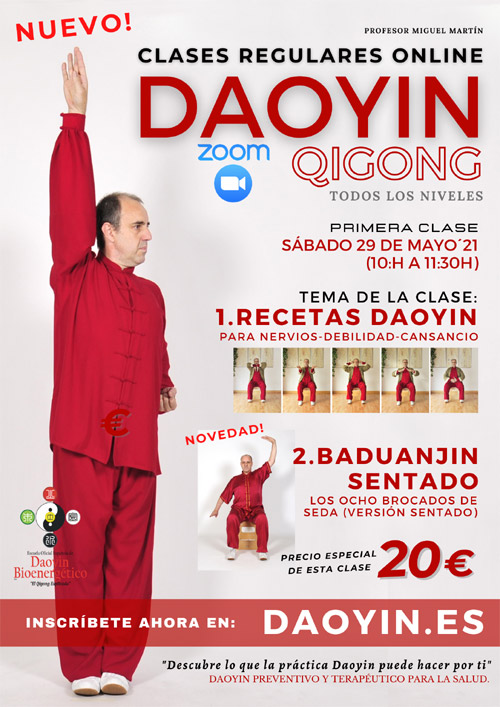 Qigong clases online vía ZOOM. Qigong clases online vía ZOOM.